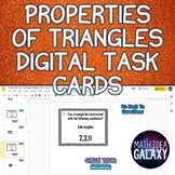 Properties of Triangles Digital Task Cards