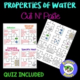 Properties of Water Cut N'Paste Activity