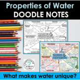 Properties of Water Doodle Notes  | Science Doodle Notes
