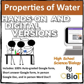 Preview of Properties of Water Hands-on lab and Digital Video Lab