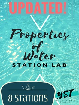 Preview of Updated! Properties of Water Station Lab (Quiz Included!)