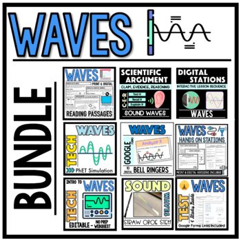 Preview of Properties of Waves Bundle for Middle School