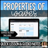 Properties of Waves Mini Lesson and Guided Notes