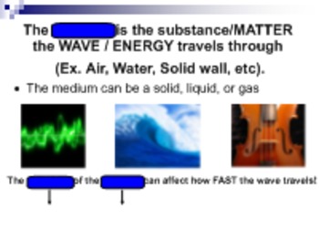 Preview of Properties of Waves Smart Notebook Lesson