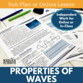 Properties of Waves - Sub Plans - Print or Digital