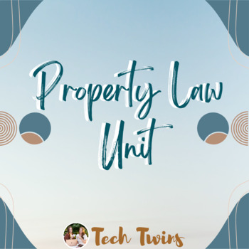 Preview of Property Law Unit Plan