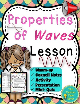Preview of Property of Waves Lesson | Physical Science Interactive Notebook