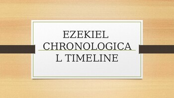 Preview of Prophet Ezekiel Background and Timeline