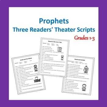 Preview of Prophets of the Bible: Three Beginning Readers' Theater Scripts for Grades 1-3