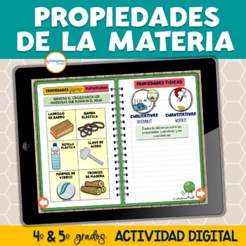 Preview of Propiedades de la Materia Libreta Digital