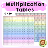 Proportional Multiplication Charts | 0-20 Times Table | Ed