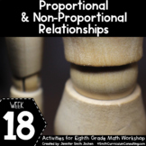 Proportional & Non-Proportional Relationships 8th Grade Ma