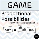 Proportional Possibilities Game for Middle School Math - I