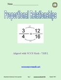 Proportional Relationships - 7.RP.2
