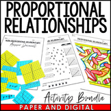 Proportional Relationships Activity Bundle - 7th Grade Math