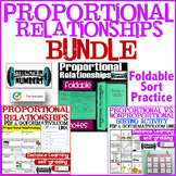 Proportional Relationships BUNDLE: notes, sorting activity