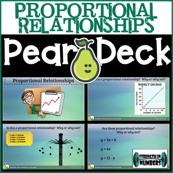 Preview of Proportional Relationships Digital Activity for Google Slides/Pear Deck