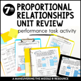 Proportional Relationships Performance Task | Real World M