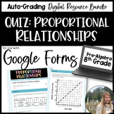 Proportional Relationships Quiz for Google Forms