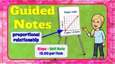 Proportional Relationships & Slope as Unit Rate Lesson & G
