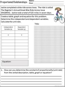 Proportional Relationship Worksheets 7Th Grade Sort By Grade Free