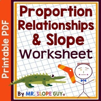 Preview of Constant of Proportionality Worksheet