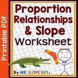 Constant of Proportionality Worksheet