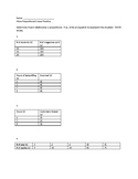 Proportional Relationships and Linear Relationships Practice