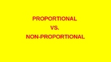 Proportional vs. Nonproportional