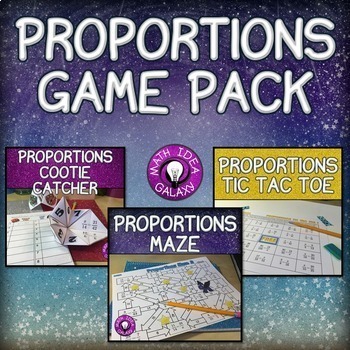 Preview of Solving Proportions Activity Bundle