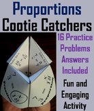 Solving Proportions Game 6th 7th 8th Grade (Algebra Cootie