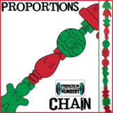 Proportions Christmas Holiday Paper Chain for Display