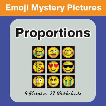 Proportions EMOJI Math Mystery Pictures