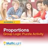 Proportions Logic Puzzle Group Activity | Good for Distanc