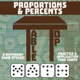 Proportions & Percents Game - Small Group TableTop Practic