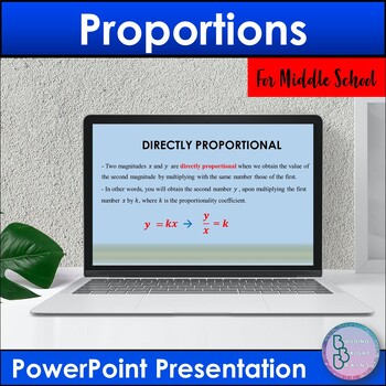 Preview of Proportions | PowerPoint Presentation Lesson Slides | Middle School