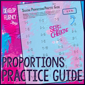 Preview of Proportions Practice Guide