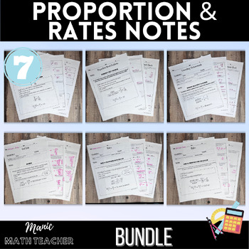 Preview of Proportions & Rates Bundle - Lesson
