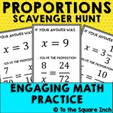 Proportions Scavenger Hunt | Proportions Math Center Activity