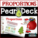 Proportions/Unit Rate Holiday Digital Activity for Pear De