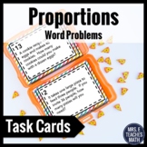 Proportions Word Problem Task Cards