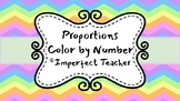 Proportions Word Problems Color by Number