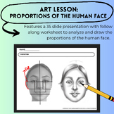 Proportions of the Human Face ART LESSON