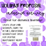 Propose a New Holiday! activity