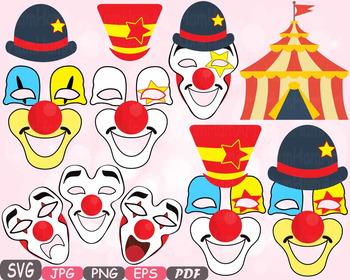Download Props Circus Clown clipart svg photo booth prop Tent ...