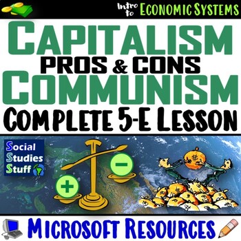 Preview of Pros and Cons of Capitalism vs Communism 5-E Economics Lesson | Microsoft