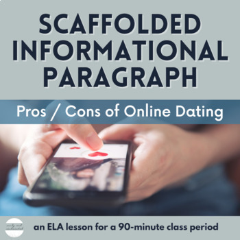 Preview of Pros and Cons of Online Dating Writing Valentines Day for High School ELA
