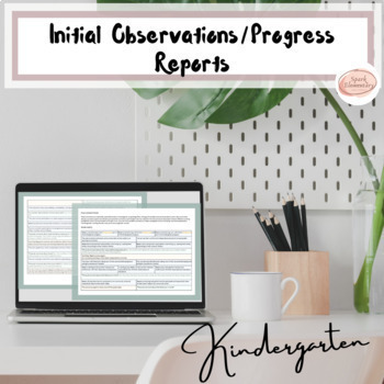 Preview of Prose Ontario Kindergarten Progress Report Builder (Initial Observations)