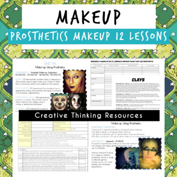 Preview of Makeup PROSTHETICS | Special Effects Full Unit PACK | 12 Lessons