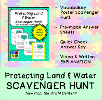 Preview of Protecting Land & Water Scavenger Hunt
